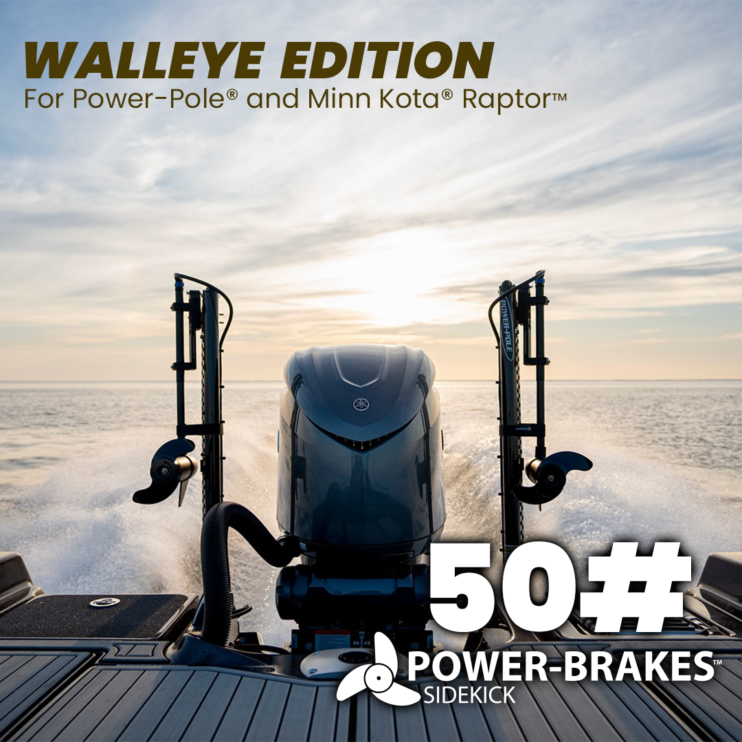 Walleye Edition Bundle - SIDEKICK™ Bundle 50# motors  | Power-Brakes™