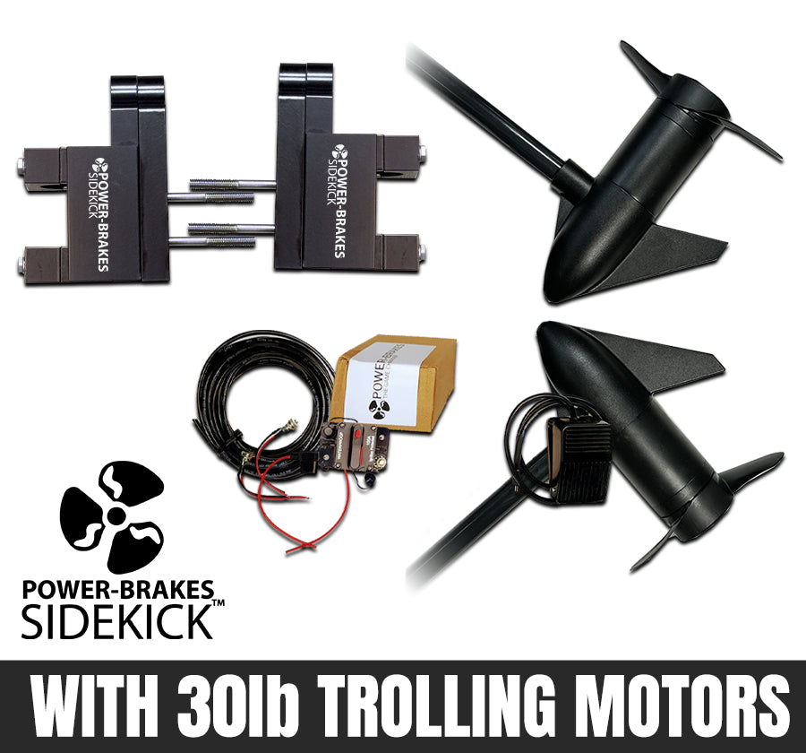 Power Brakes - SIDEKICK™ Bundle w/30# motors - Black
